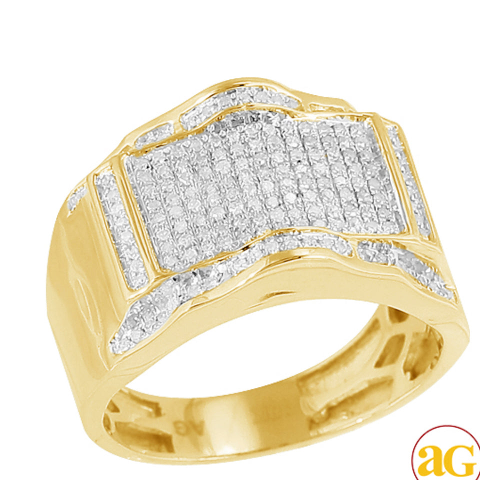 10KW 0.50CTW DIAMOND MEN'S RING
