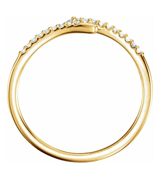 14K Yellow 1/8 CTW Natural Diamond Stackable Ring
Item # 123053:600:P