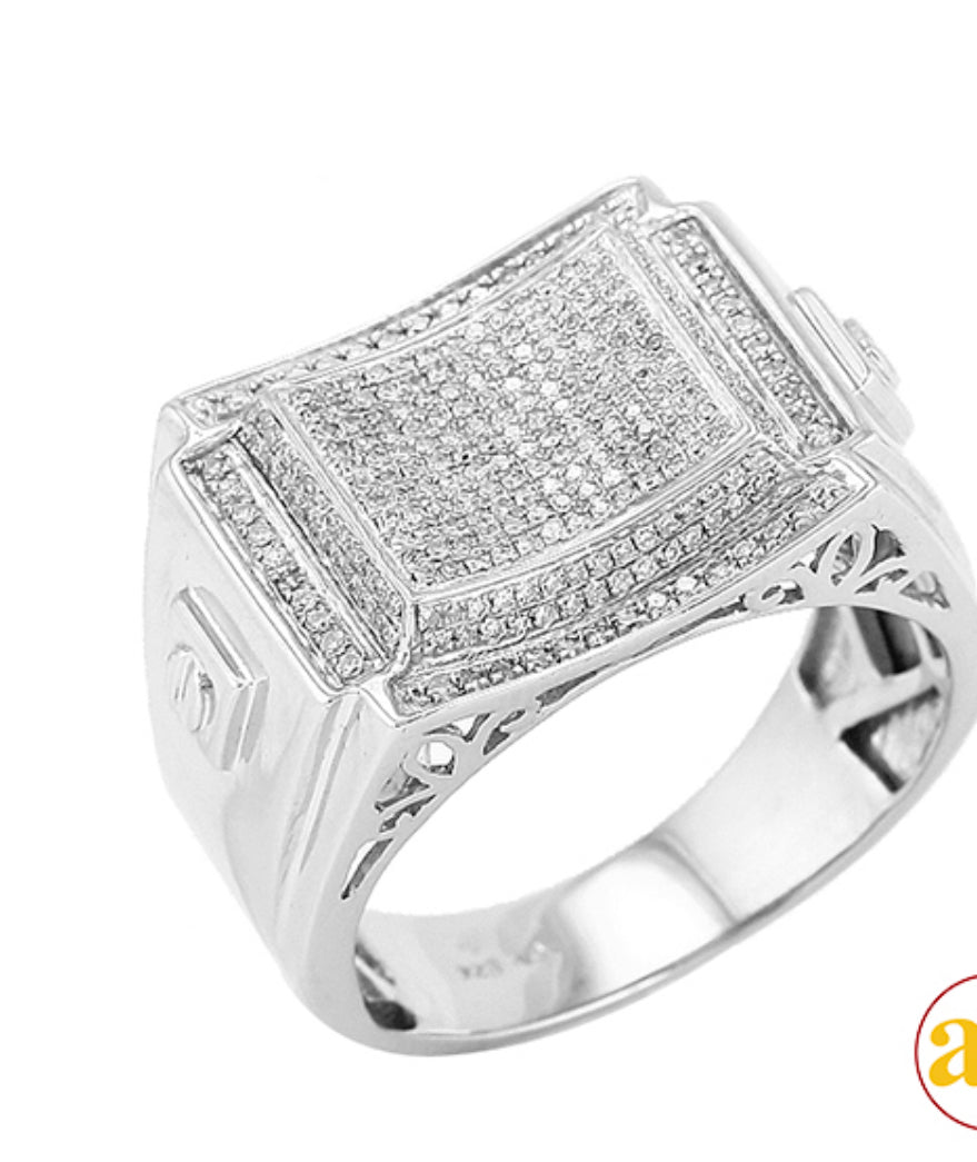 10KW 0.50CTW DIAMOND FANCY
MENS RING