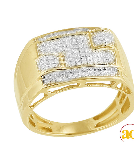 10KY 0.45CTW DIAMOND MENS
RING