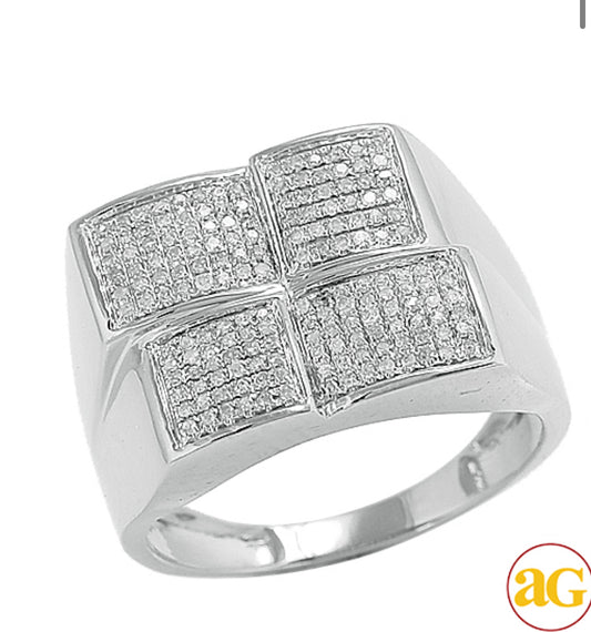 10KW 0.55CTW DIAMOND MENS
RING