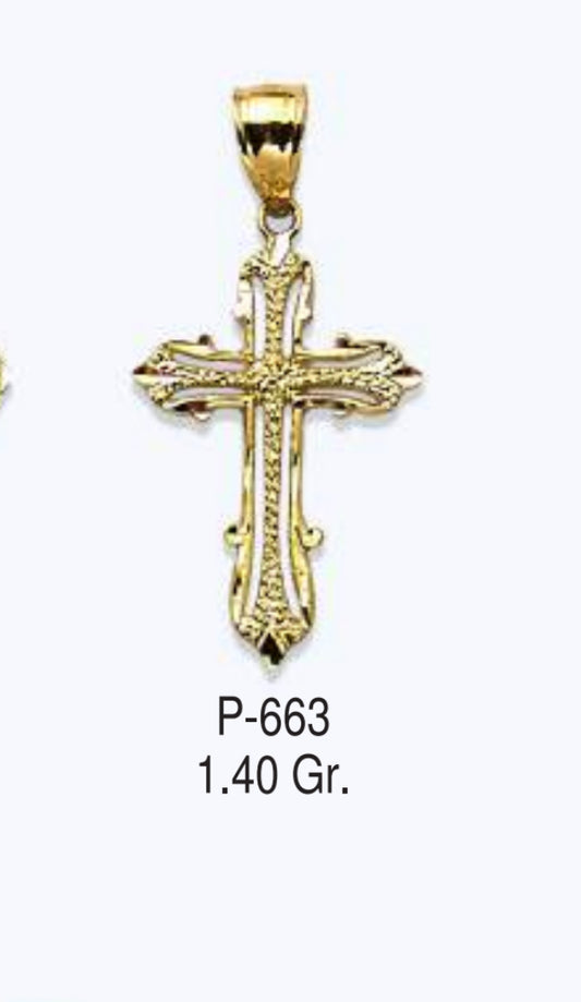 Gold 10K Gold Cross
Pendant 1.40 grams