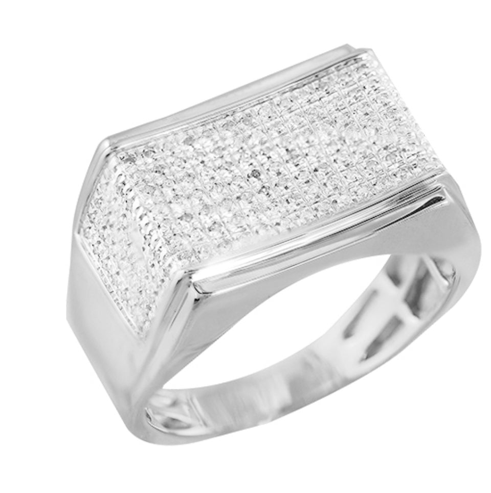 10KW 0.33CTW DIAMOND MENS
RING