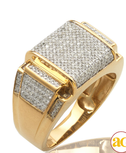 10KY 0.75CTW MENS DIAMOND
RING