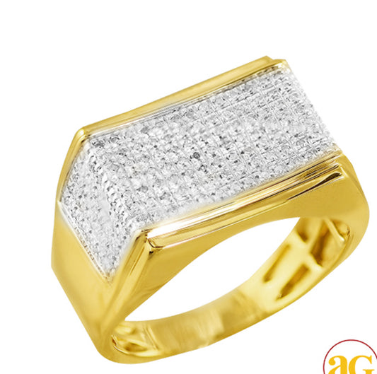 10KY 0.33CTW DIAMOND MENS
RING